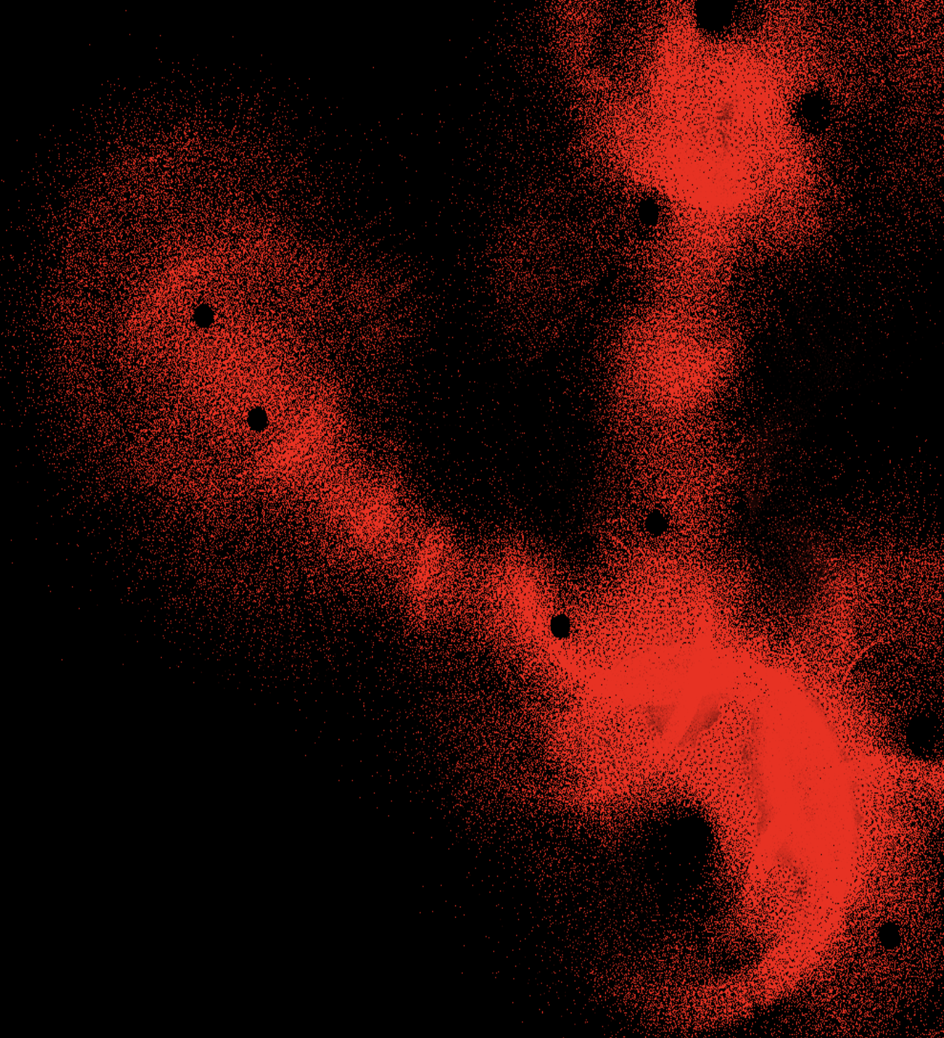 Physarum output in red