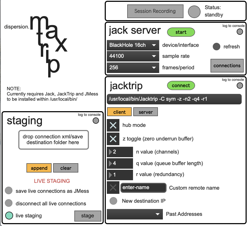 MaxTrip central UI